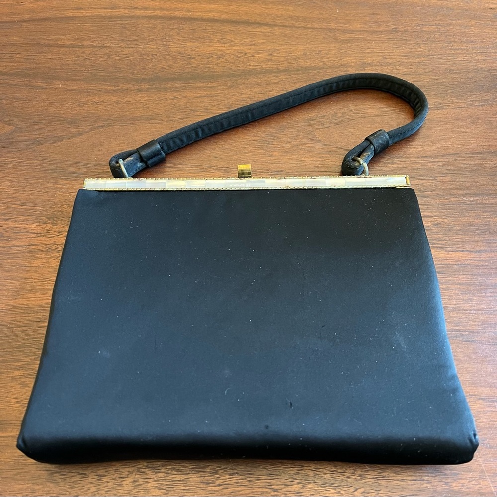 Elegant Black Clutch Wristlet